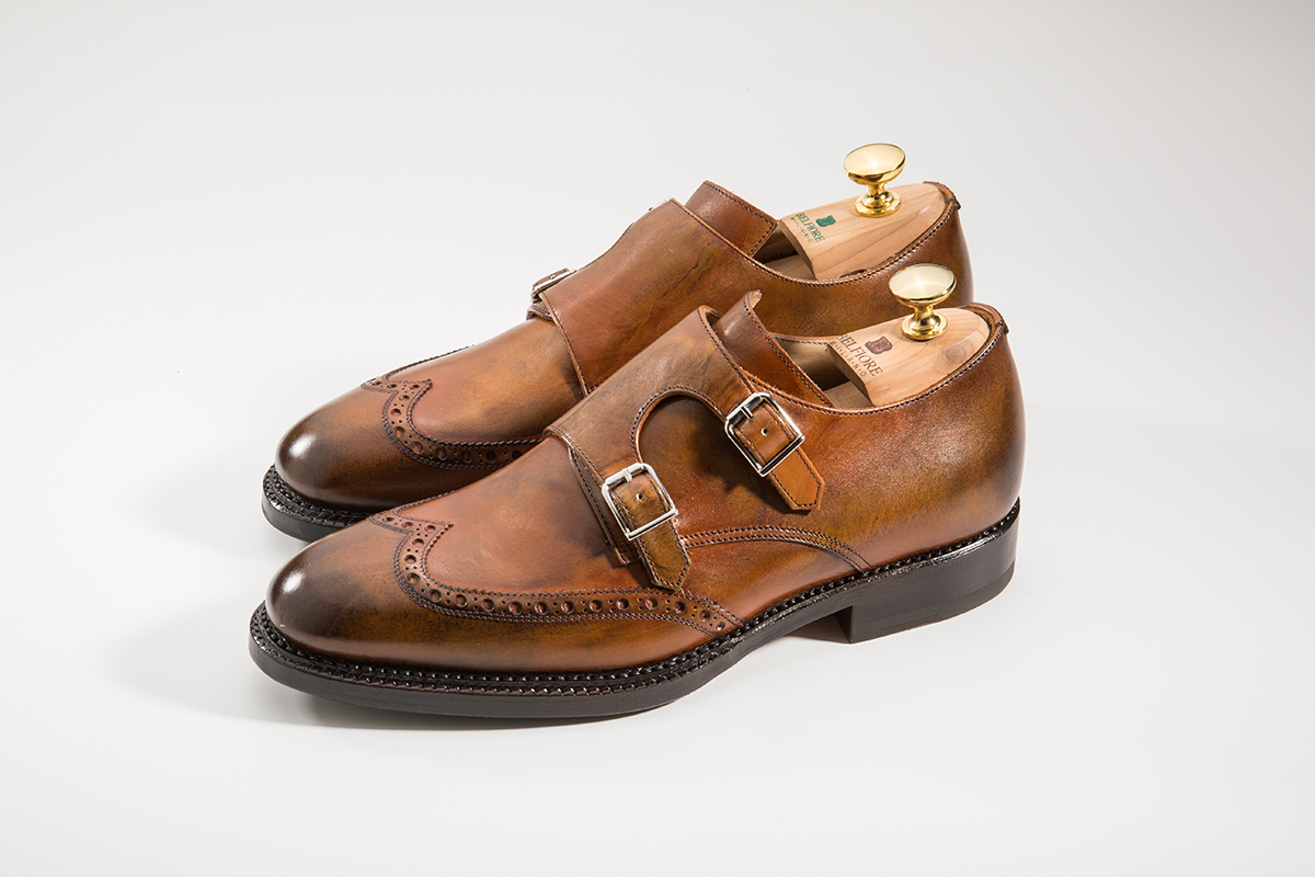 brogue monk shoes