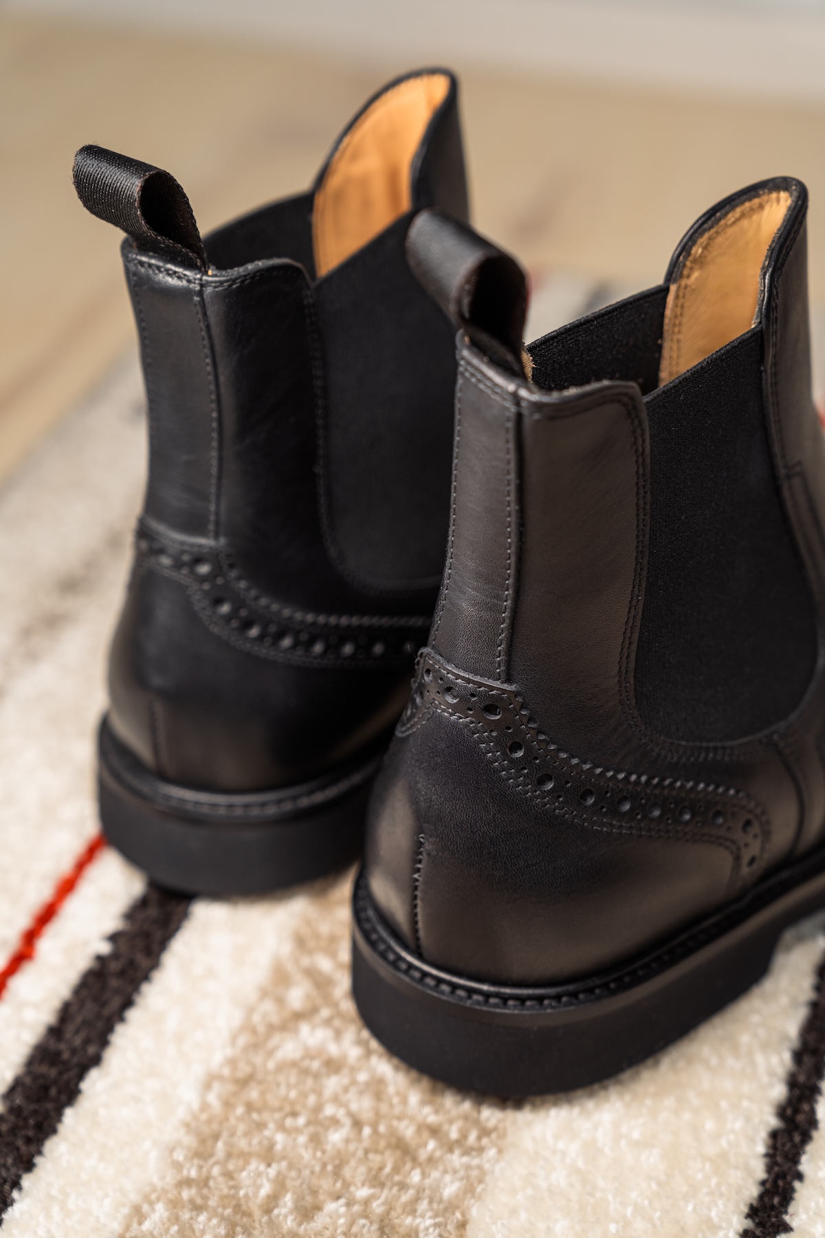 stivaletto chelsea brogue in pelle 3 10092025-Belfiore_29-Modifica • Belfiore