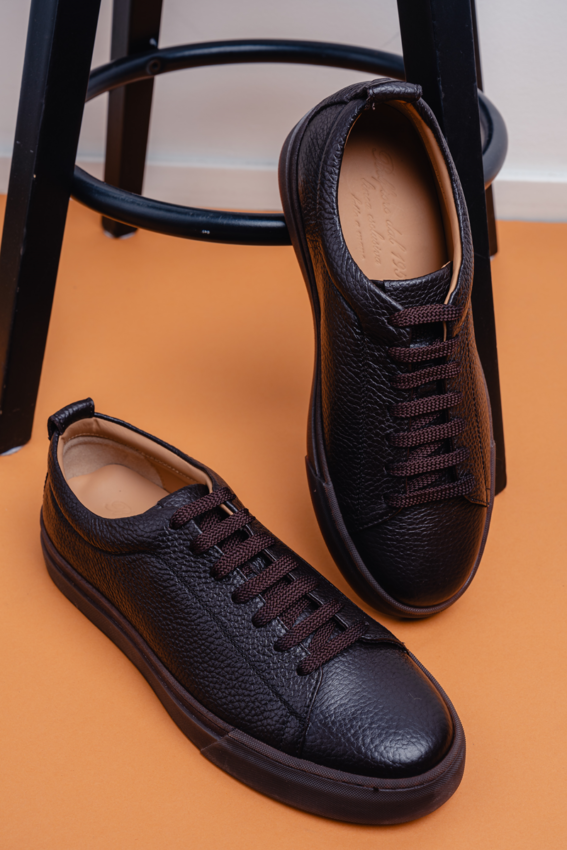 Sneaker artigianale in pelle • Belfiore